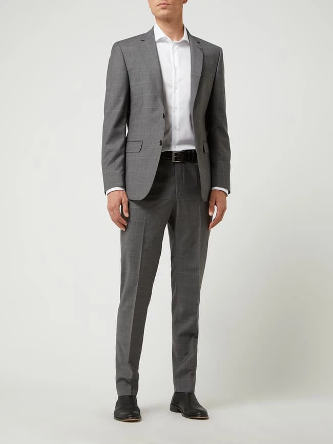 Aktion ? DIGEL Modern Fit Anzughose Aus Schurwolle Modell 'Per' - Anthrazit ? 1 Aktion ? DIGEL Modern Fit Anzughose Aus Schurwolle Modell 'Per' - Anthrazit ?