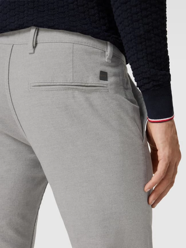 Neu ? BOSS Casualwear Slim Fit Hose Mit Label-Detail Modell 'Schino' - Mittelgrau ❤️ 3 Neu ? BOSS Casualwear Slim Fit Hose Mit Label-Detail Modell 'Schino' - Mittelgrau ❤️ – Bild 3